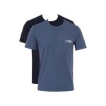 T - shirt mc - emporio armani - bipack - 95% elasthanne - coupe ajuste - manches courtes