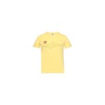 T - shirt mid tee jaune - umbro - homme - regular - manches courtes - col arrondi