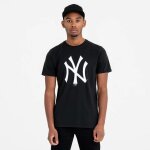 T - shirt - new era - new york yankees - noir - manches courtes - col arrondi