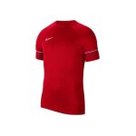 T - shirt nike drifit academy 21 rouge - homme / adulte - col arrondi - manches courtes - regular