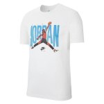 T - shirt - nike - jordan jumpman photo tee - blanc - homme - coton - regular - manches courtes - col ...