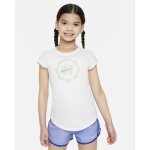 T - shirt - nike - prep in your step pleat - blanc - jersey de coton - swooshtastic