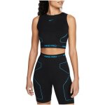 T - shirt nike pro drifit noir - femme / adulte - polyester - manches courtes - col arrondi