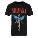 T - shirt nirvana angelic homme noir - nirvana - angelic - homme - noir
