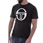 T - shirt homme noir sergio tacchini stadium - manches courtes - 100% coton