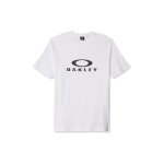 T - shirt oakley o bark 2. 0 homme foa402167 104 - blanc - oakley - manches courtes - col arrondi