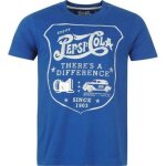 T - shirt officiel pepsi - cola vintage bleu royal pour homme