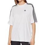 T - shirt oversized blanc femme adidas h37796 - adidas originals - manches courtes - 100% coton