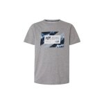 T - shirt pepe jeans pm508685933 gris - homme / adulte - coton - manches courtes - col arrondi