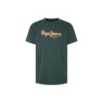 T - shirt homme pepe jeans wido future en coton vert à manches courtes et col arrondi T - shirt homme pepe jeans wido future en coton vert à manches courtes et col arrondi