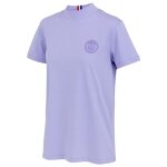 T - shirt - paris saint germain - femme - violet - manches courtes - coton