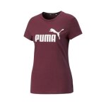 T - shirt puma ess logo tee w bordeaux - femme / adulte T - shirt puma ess logo tee w bordeaux - femme / adulte