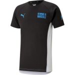 T - shirt puma om evostripe tee noir / blanc homme