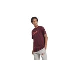 T - shirt homme - reebok - logo tee - bordeaux - 100% coton - manches courtes