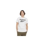 T - shirt homme reebok ri big logo tee blanc - 100% coton - manches courtes - col arrondi