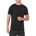 T - shirt de running asics gel - cool pour hommes - noir - running - gel cool technology