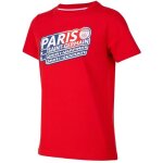 T - shirt - paris saint germain - collection officielle - rouge - manches courtes - enfant