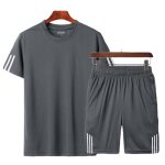 T - shirt et short ensemble de survêtement homme 2 pièces Été respirant sec rapide décontracté tee shirt ... T - shirt et short ensemble de survêtement homme 2 pièces Été respirant sec rapide décontracté tee shirt ...