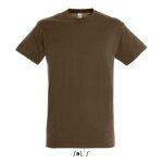 T - shirt - sols - regent - marron - 100% coton - manches courtes