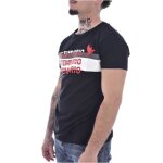 T - shirt stretch - just emporio - homme - noir - manches courtes - 95% coton