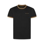 T - shirt - teddy smith - col rond - 100% coton - manches courtes - noir