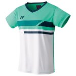T - shirt de tennis yonex yw0029mt pour femme - blanc respirant � manches courtes