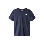 Tshirt mc - the north face - bleu - 100% coton - manches courtes - coupe droite