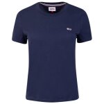 T - shirt tommy hilfiger dw0dw09198c87 bleu marine - femme / adulte