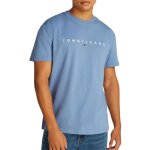 T - shirt tommy hilfiger regular linear logo embroidery hommes