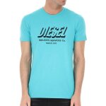 T - shirt - diesel - diegos - a5 - turquoise - 100% coton - manches courtes