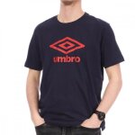 T - shirt - umbro - sb c net - marine / rouge - 100% coton - manches courtes