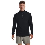 Under armour qualifier run 1 - 4 zip t - shirt noir m - l homme
