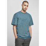 T - shirt - urban classics - tall - bleu canard - manches courtes - col arrondi - adulte