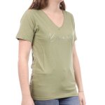 T - shirt femme - kaporal - koleth - col v - manches courtes - vert T - shirt femme - kaporal - koleth - col v - manches courtes - vert