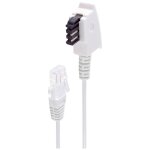 Shiverpeaks dsl cble de raccordement [1x tae f mle - 1x rj45 mle 8p2c] 6 m blanc