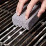 Pierre ponce abrasive - shop - story - block grill - nettoyage facile - gris - cuisine et barbecue