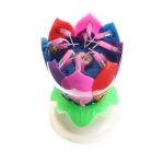 Bougie danniversaire - shop - story - fleur musicale tournante - multicouleur - dcoration de gteau ...
