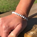 Shop - story - bracelet stabilisant en howlite blanche