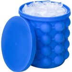 Seau  glaons - shop - story - ice cube maker - silicone alimentaire - 40 glaons - 2 en 1