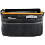 Organisateur de sac � main - shop - story - gris - 100% nylon - 13 compartiments - lavable en machine ...