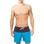 Short de bain - urban classics - block - turquoise / navy - 100% nylon - non - imperm�able