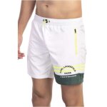 Short de bain karl lagerfeld - blanc - homme - impression fluo - taille lastique
