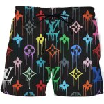 Funmoon shorts de bain hommes impression artistique 3d de plage de natation pour sports de course