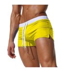 Short de bain pour homme - beach shorts - jaune - natation - respirant