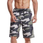 Short de bain homme - camouflage - imprimé 3d - taille élastiquée - séchage rapide Short de bain homme - camouflage - imprimé 3d - taille élastiquée - séchage rapide