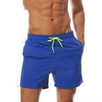Maillot de bain homme - fbc163 - bleu fonc - schage rapide - doublure filet