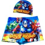 Short de bain marcel avengers - maillot de bain garçon avec bonnet - boxer de piscine enfant Short de bain marcel avengers - maillot de bain garçon avec bonnet - boxer de piscine enfant
