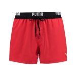 Short de bain - puma - underwear - rouge - 100% polyester - cordon de serrage