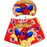 Short de bain speiderman - maillot de bain garçon avec bonnet - boxer de piscine enfant Short de bain speiderman - maillot de bain garçon avec bonnet - boxer de piscine enfant
