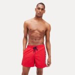 Short de bain - tommy jeans - rouge - poches avant et arri�re
